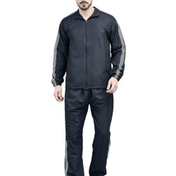 TrackPulse Men's Tracksuit - 100% Polyester