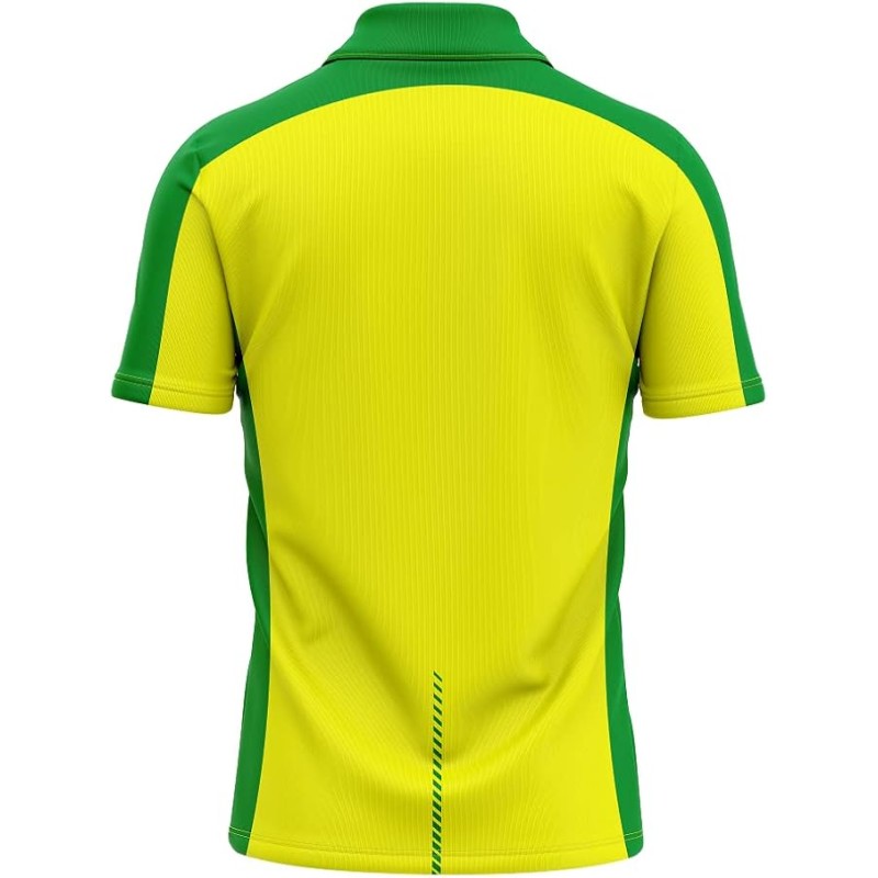 Australia ICC World Cup 2019 Half Sleeves Cricket Fan Jersey - 100% Dryfit Polyester - With Name Personalization