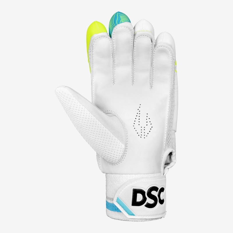 DSC Atmos Batting Gloves (Green/Lemon)