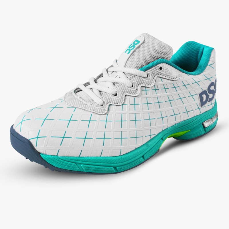 DSC Biffer 22 Cricket Shoes (Sea Green / Grey)