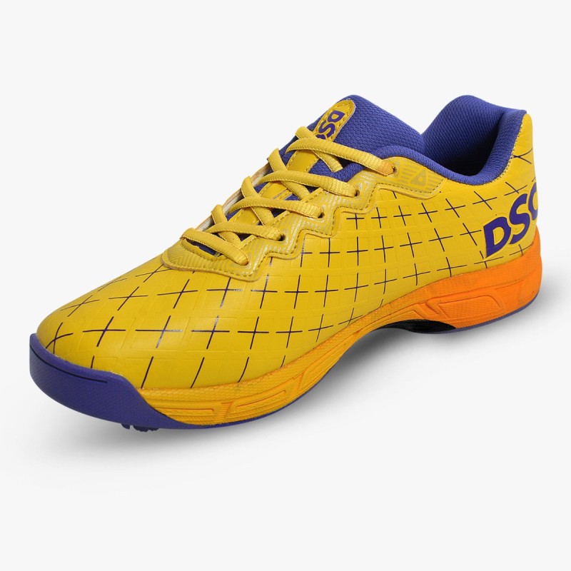 DSC Biffer 22 Cricket Shoes (Yellow)