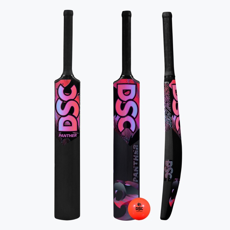 DSC Panther Plastic Bat (Black, Junior)