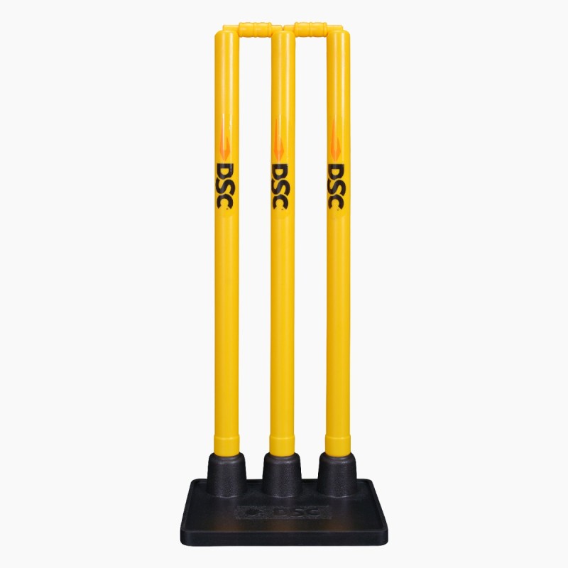 DSC Plastic Cricket Stumps (With Rubber Base)