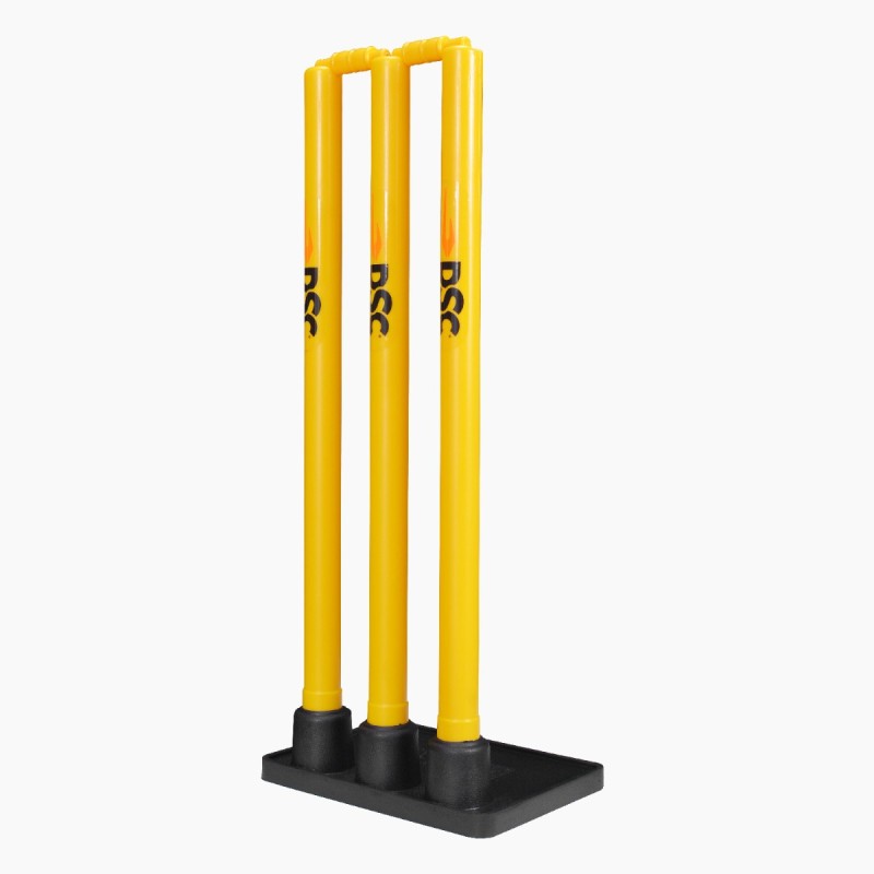 DSC Plastic Cricket Stumps (With Rubber Base)