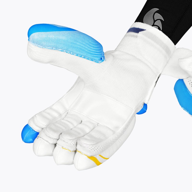 DSC Ruffle Batting Gloves (Blue/Yellow)