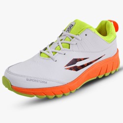 DSC Superstorm Cricket Shoes (Orange / Fluoro)