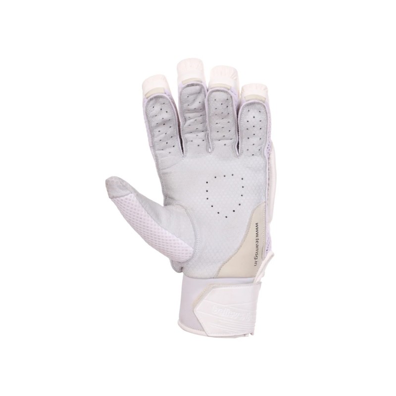 SG Hilite White Batting Gloves