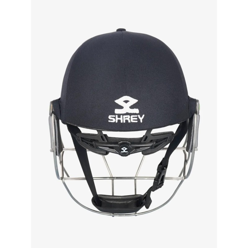 Shrey Koroyd Stainless Steel (Fixed Visor) Cricket Helmet Medium (58-61 Cm)
