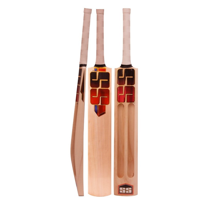 SS SOFT PRO PLAYERS (WITH FIBER TAPE) Kashmir Willow Cricket Bat
