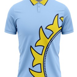 India ICC World Cup 1999 Half Sleeves Cricket Fan Jersey - 100% Dryfit Polyester - With Name Personalisation