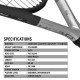 HEAD Ti S6 Tennis Racquet (Black/Silver)