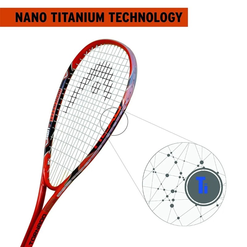 HEAD Nano Ti. Tornado Squash Racquet