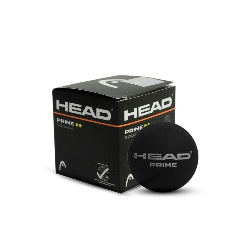 HEAD Prime Double Dot Squash Ball (12 Pcs)
