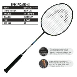 HEAD Octane Tour Badminton Racquet (Unstrung)