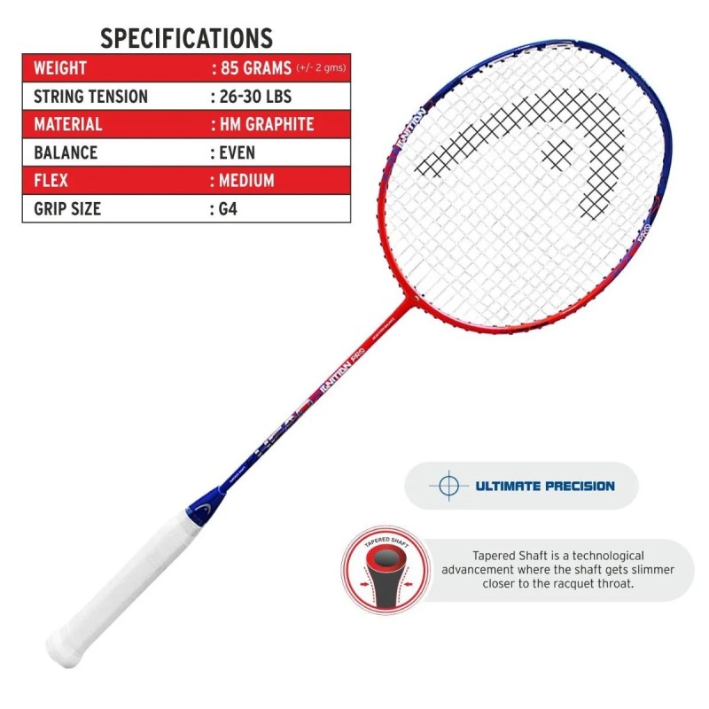 HEAD Ignition Pro Badminton Racquet (Strung)