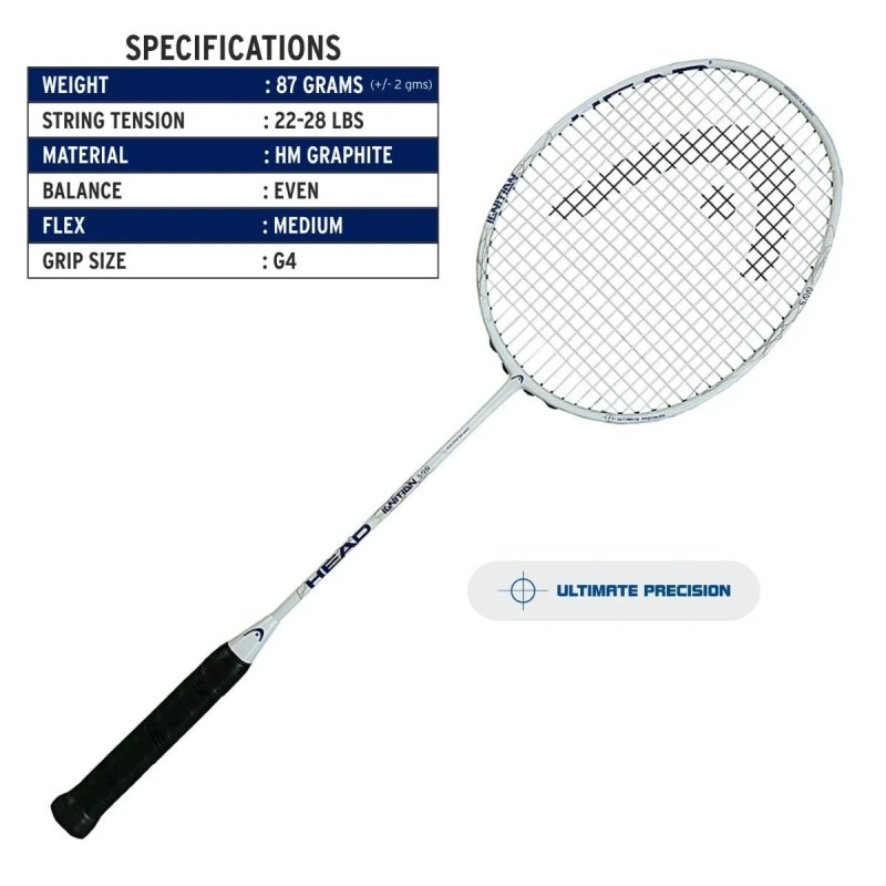 HEAD Ignition 500 Badminton Racquet (Strung)