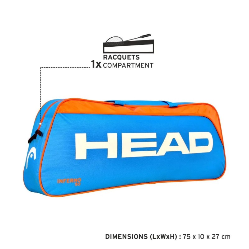 HEAD Inferno 50 Badminton Kit Bag