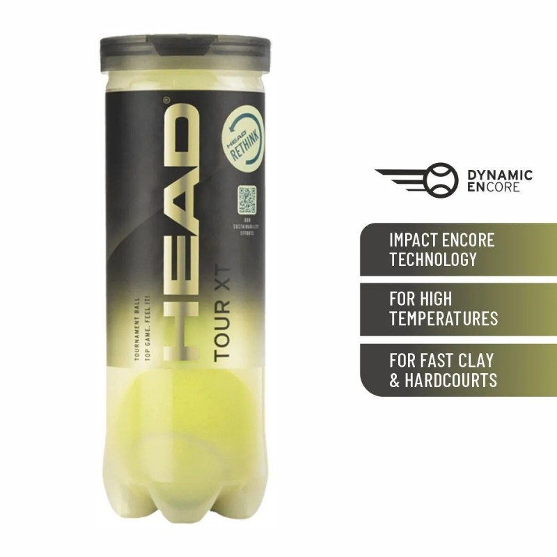 HEAD Tour XT Tennis Ball Can (3 Balls)