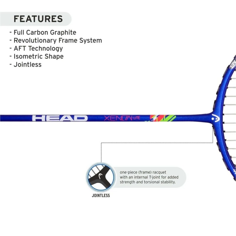 HEAD Xenon Lite Badminton Racquet (Strung)