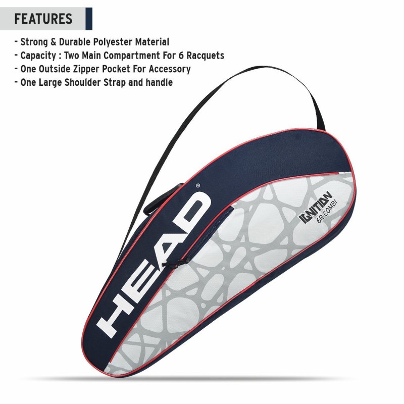 HEAD Ignition 6R Combi Badminton Kit Bag
