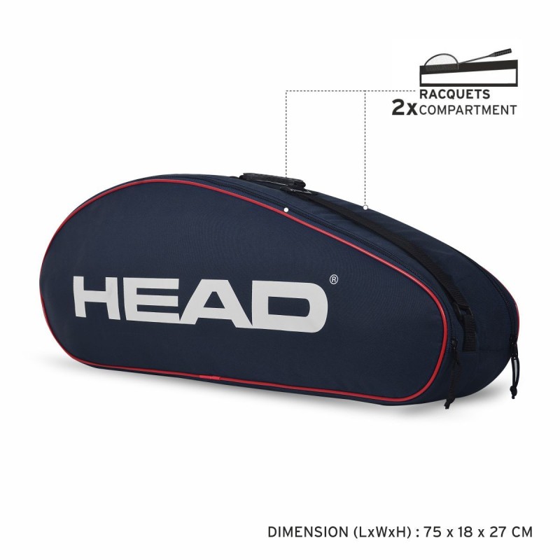 HEAD Ignition 6R Combi Badminton Kit Bag