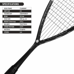 HEAD Hurricane 123 Squash Racquet
