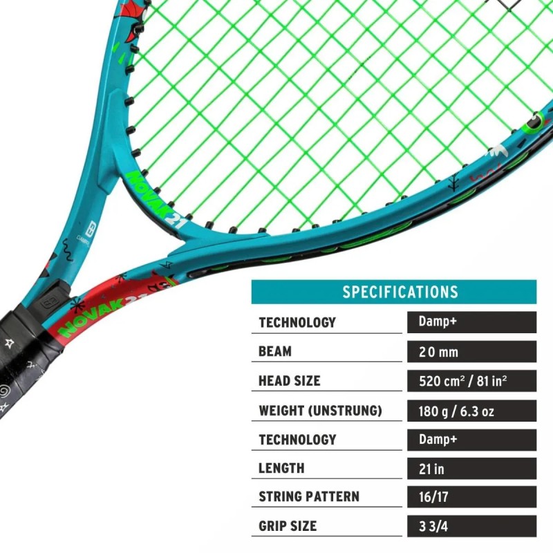 HEAD Novak 21 2022 Tennis Racquet