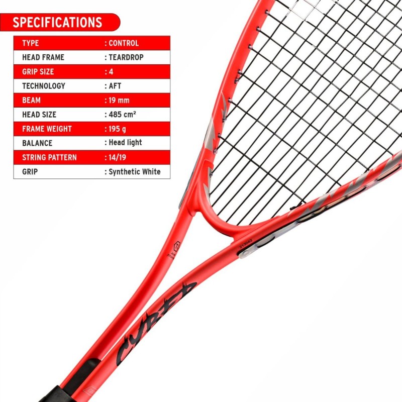 HEAD Cyber Edge 2022 Squash Racquet