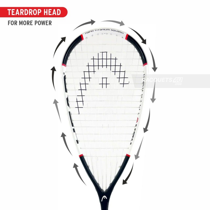 HEAD Nano Ti. 115 Squash Racquet