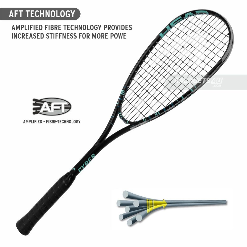HEAD Cyber Elite 2024 Squash Racquet (190 g)
