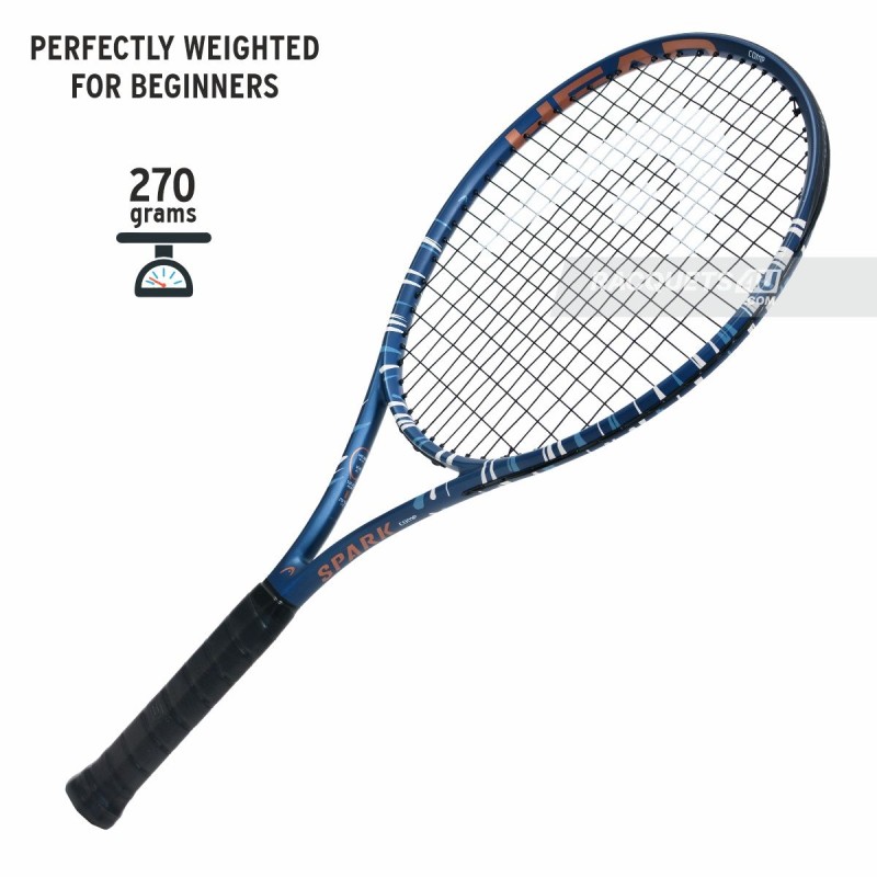 HEAD MX Spark Comp Tennis Racquet (Strung, Petrol)