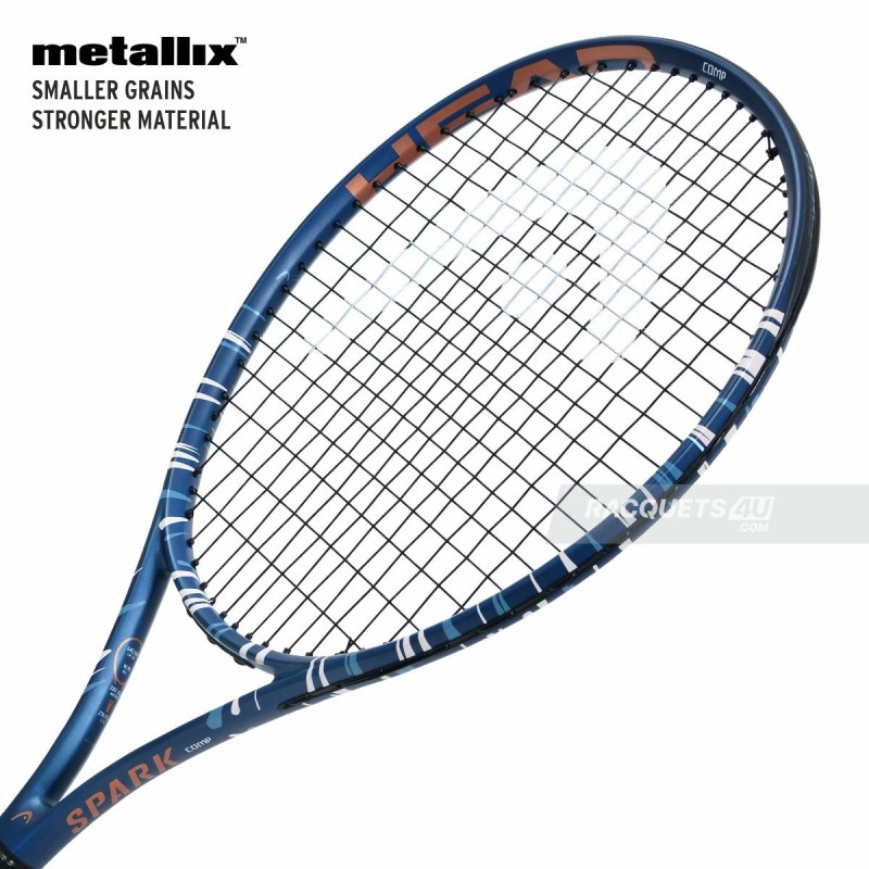 HEAD MX Spark Comp Tennis Racquet (Strung, Petrol)