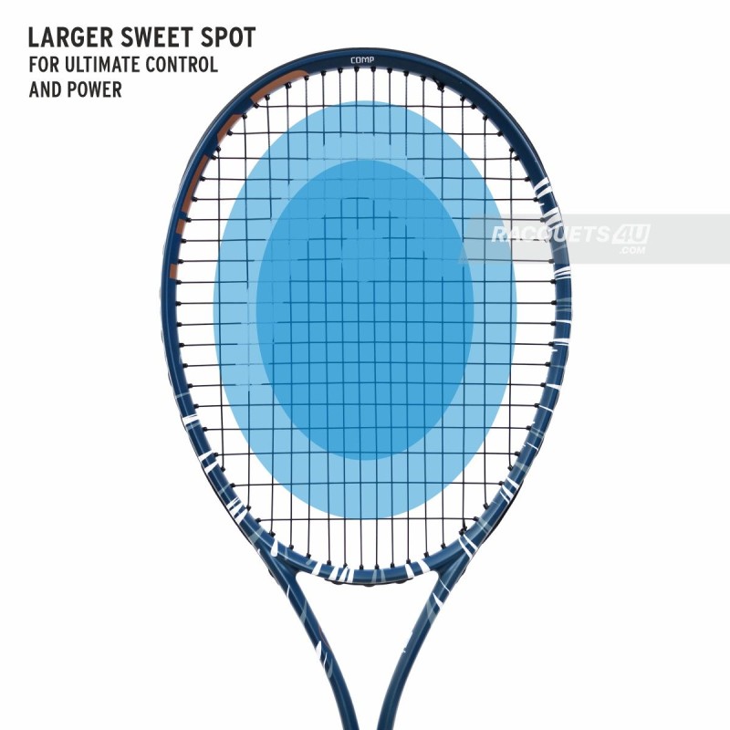 HEAD MX Spark Comp Tennis Racquet (Strung, Petrol)