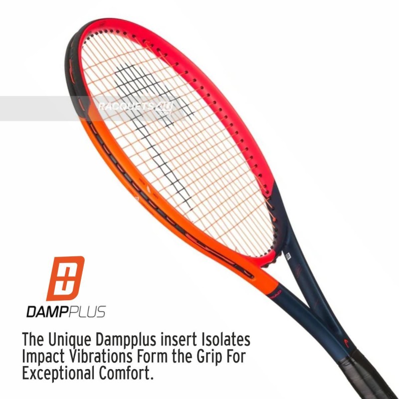 Head IG Radical Xceed Tennis Racquet (Orange/Blue, Strung)