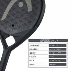 HEAD Speed One X 2025 Padel Racquet