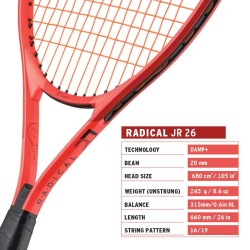 HEAD Radical Junior 26 2025 Tennis Racquet