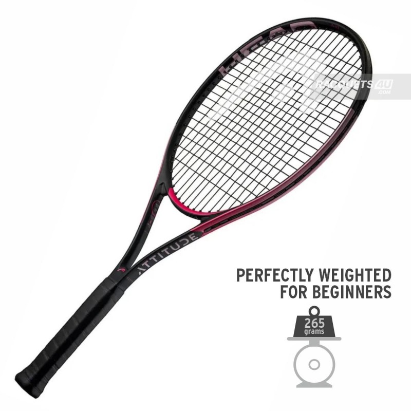 HEAD MX Attitude Elite Tennis Racquet (Pink, Strung)