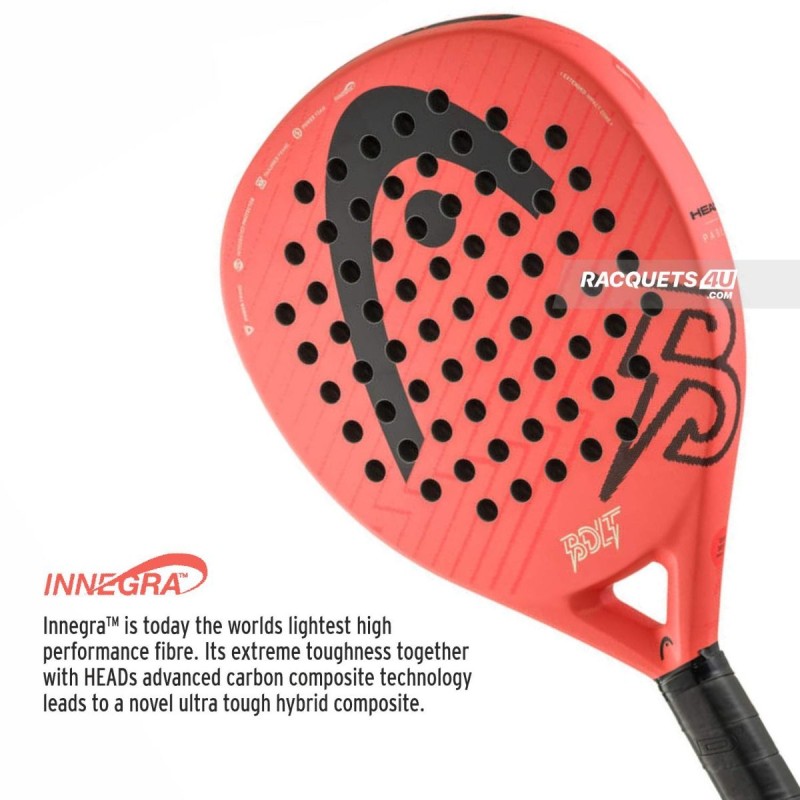 HEAD Bolt 2026 Padel Racquet (Red/Black)