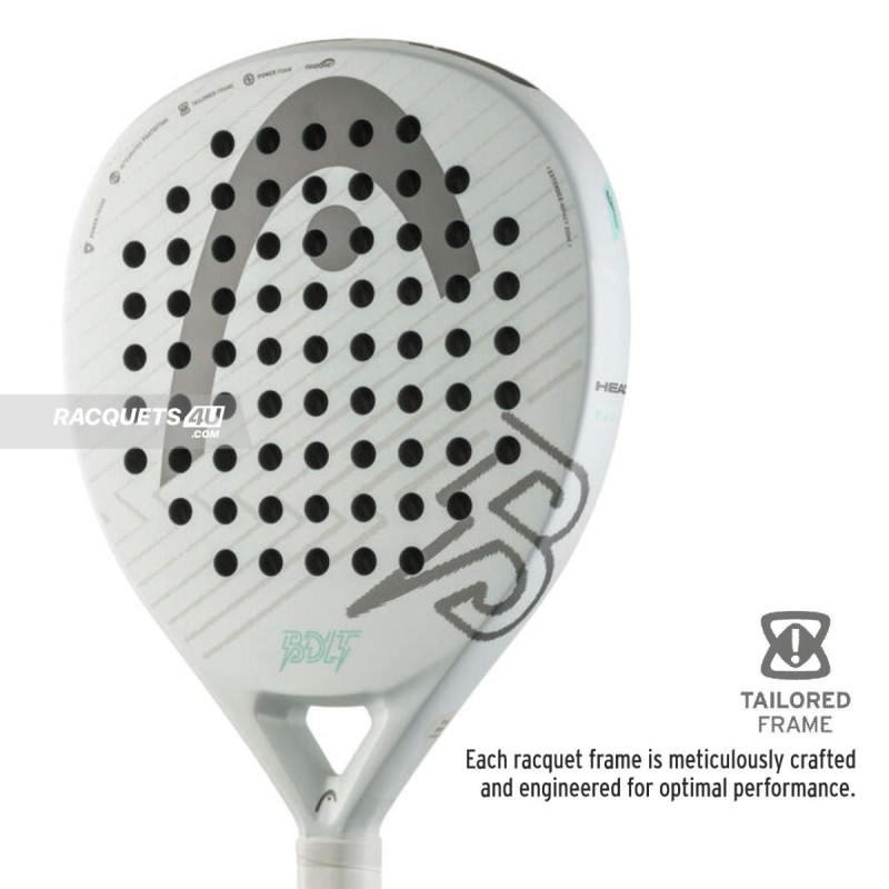 HEAD Bolt 2026 Padel Racquet (White/Grey)