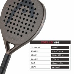 HEAD Coello Vibe 2026 Padel Racquet