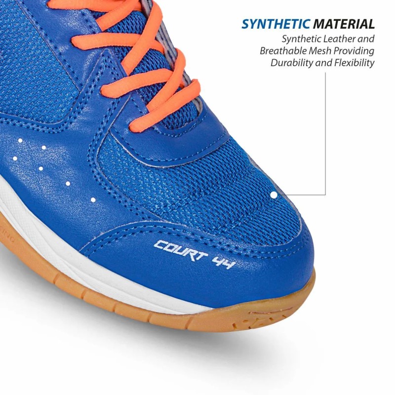 DSC Court 44 Badminton Shoes (Navy Orange)