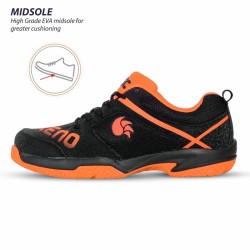 DSC Xeno Badminton Shoes (Black/Orange)