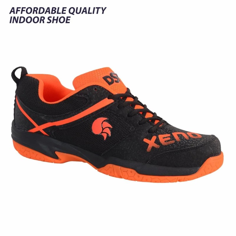 DSC Xeno Badminton Shoes (Black/Orange)