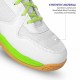 DSC Court 44 Badminton Shoes (White/Navy/Green)