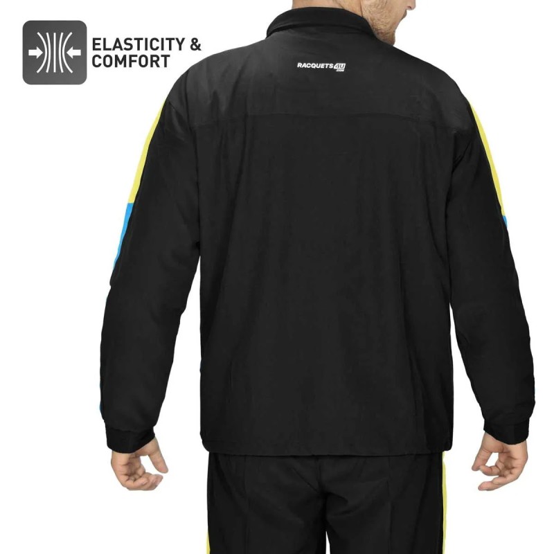 DEUCE Tracksuit Black-Yellow