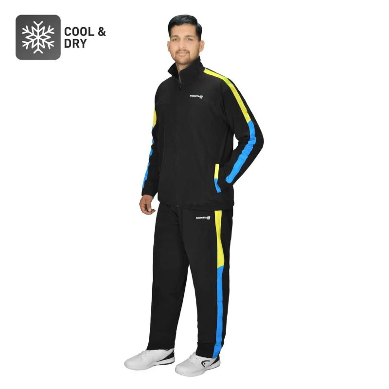 DEUCE Tracksuit Black-Yellow