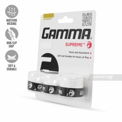 GAMMA Supreme Overgrip (3 Pcs, White)
