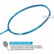 APACS Finapi 232 Badminton Racquet (Unstrung, L. Blue)