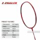 APACS Z Ziggler Badminton Racquet (Unstrung, Red)