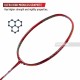 APACS Z Ziggler Badminton Racquet (Unstrung, Red)